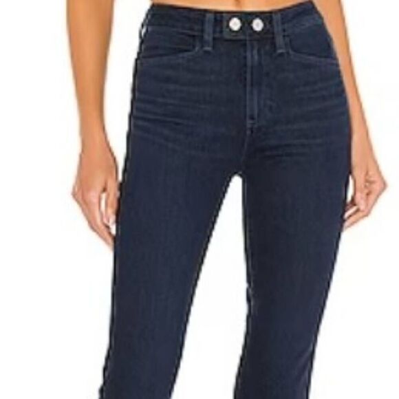 Paige Claudine Crop Jean Carden Dark Wash size 26 - Picture 7 of 14